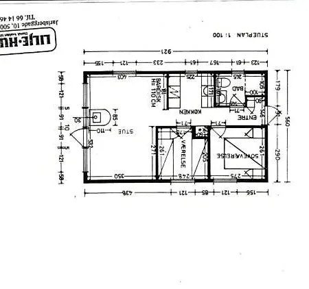 House By Great Belt With Bridge View